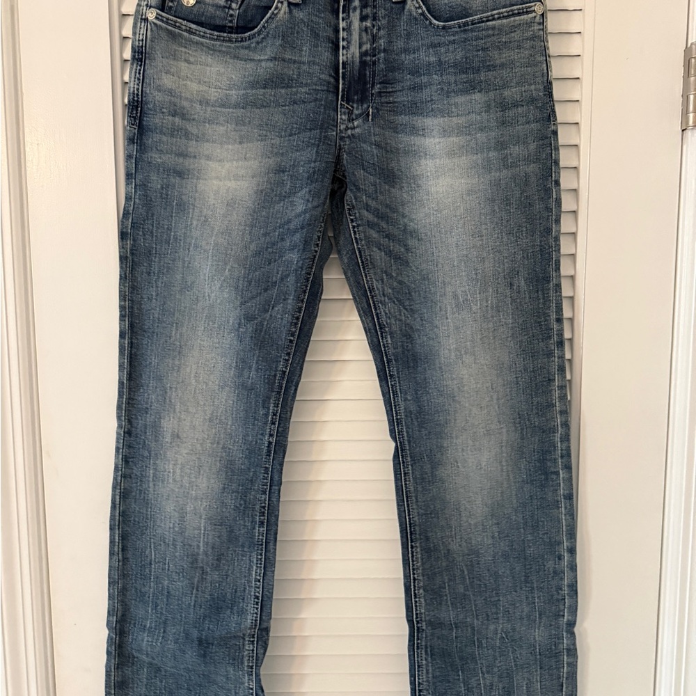 Buffalo David Bitton Men's Faded Denim Jeans